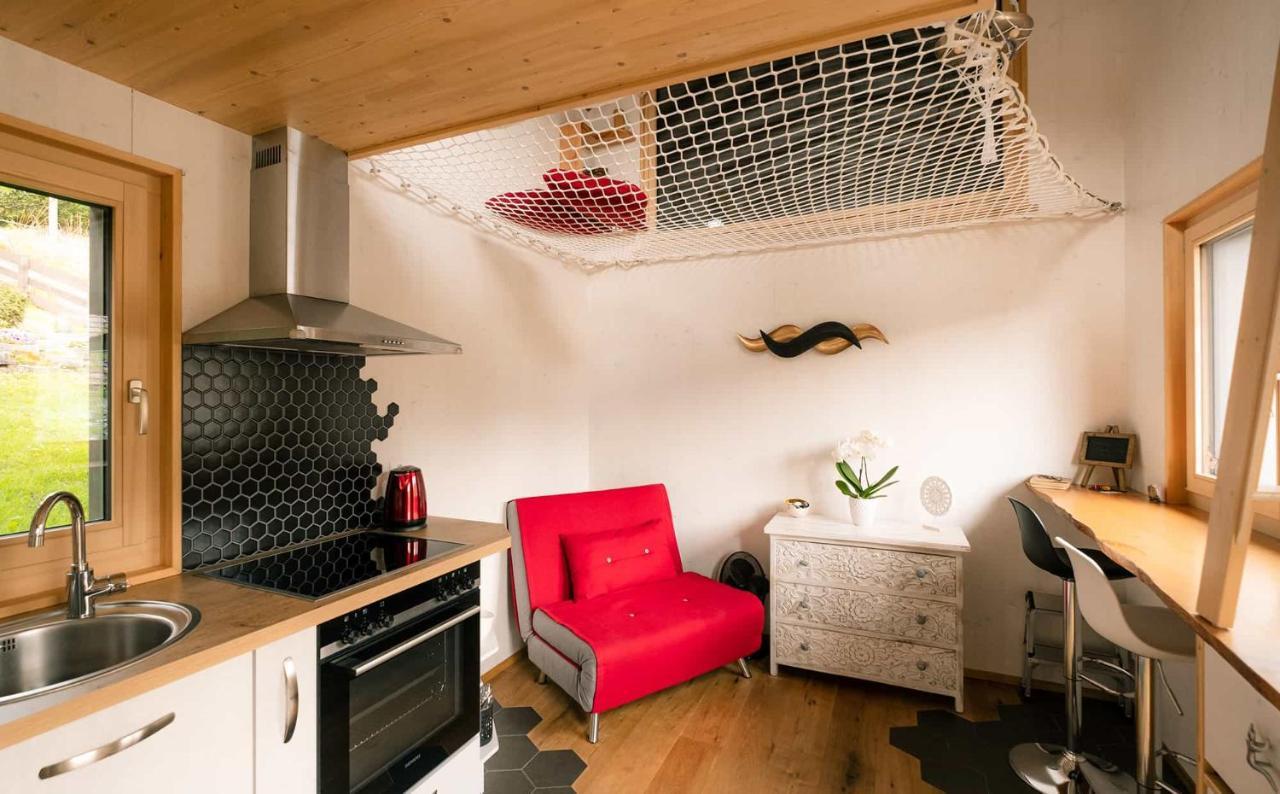 Appartement Tiny de l'Aigle à Villeret Extérieur photo